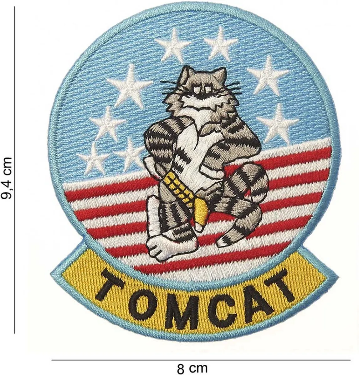 101 Inc Embleem Tomcat 8 Stars 11701 4049