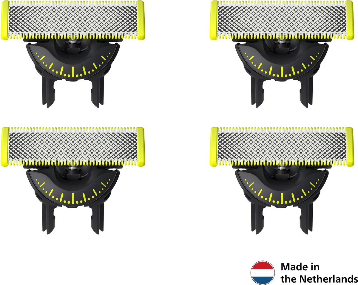 Philips OneBlade 360 Blade - Vervangmesjes - Scheermesjes - 4 stuks - QP440/50