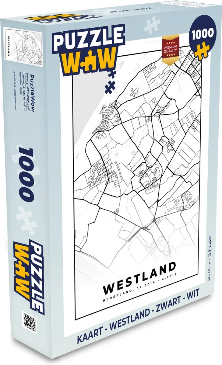 PuzzleWow Westland Legpuzzel 1000 Stuks
