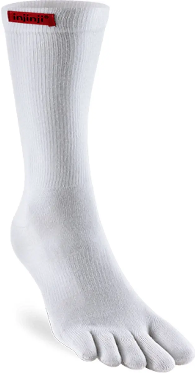 Injinji Sport Original Weight Crew Teensokken - Wit - afbeelding 5 van 5