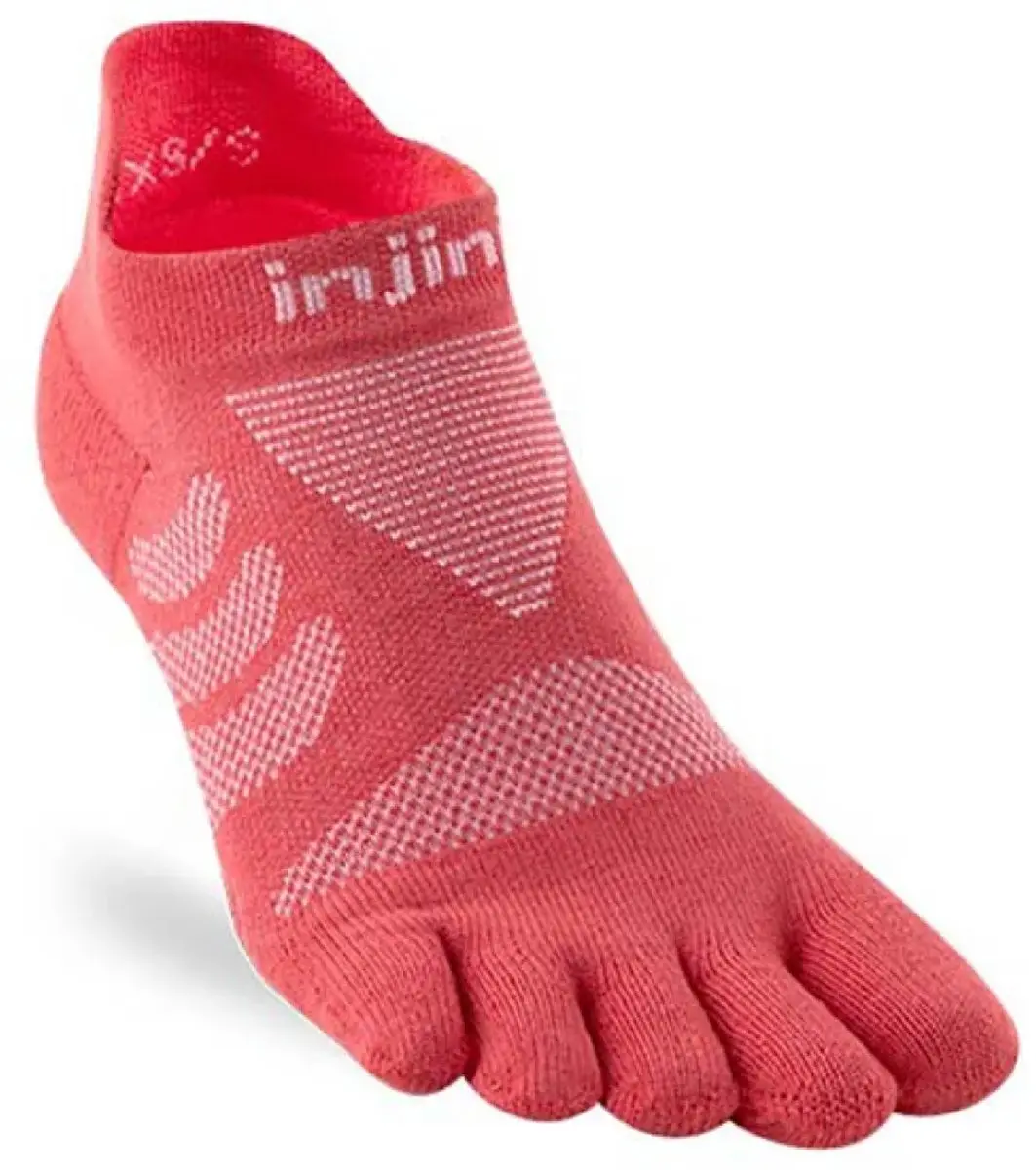 Injinji Ultra Run No-Show Sokken Dames - Zalmroze - 35-40 - afbeelding 5 van 6