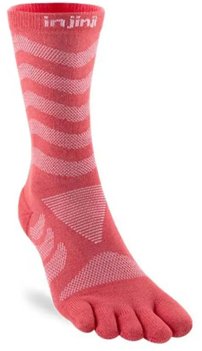Injinji Ultra Run Crew Dames - Zalmroze - afbeelding 6 van 6