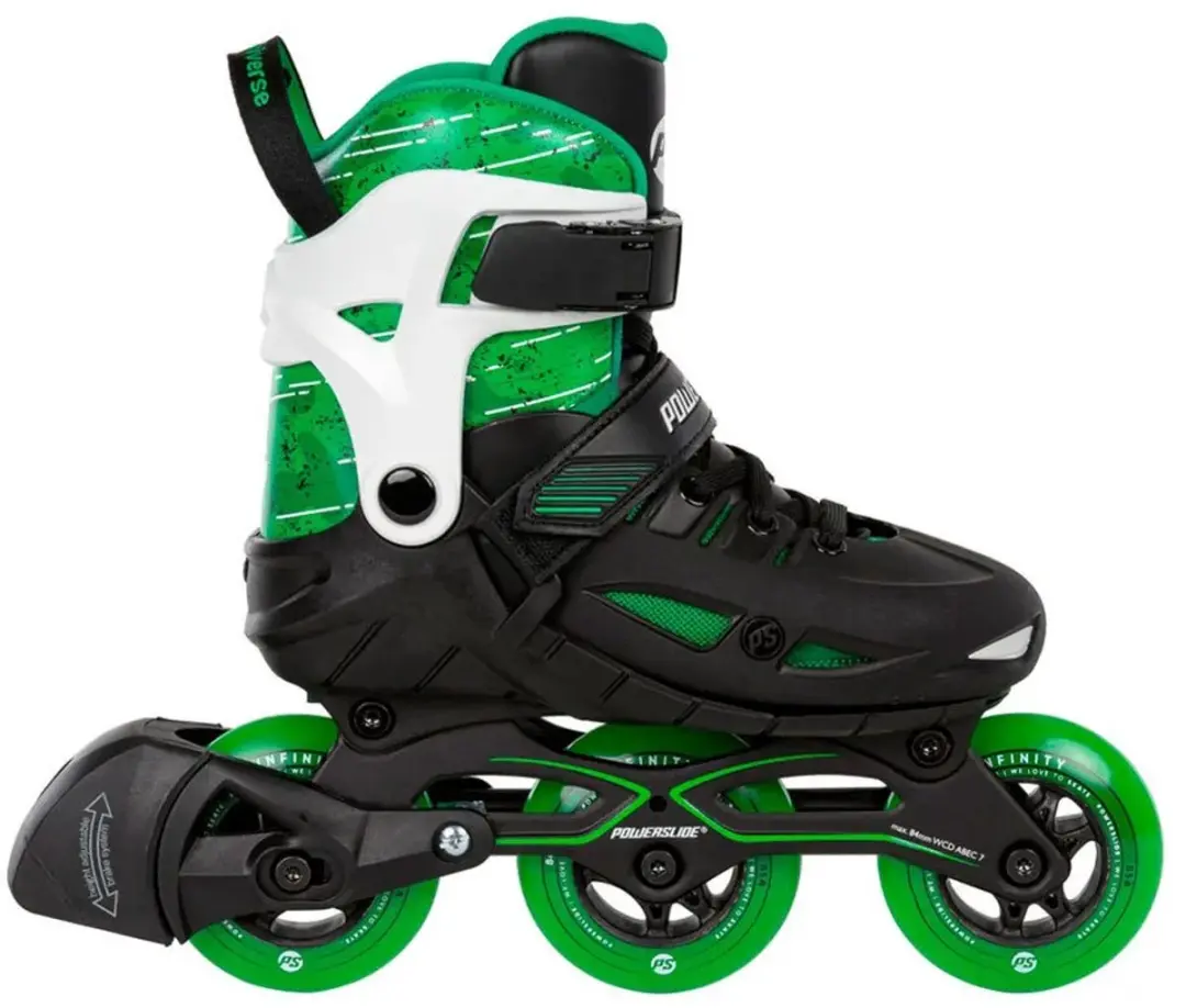 Powerslide Universe Inline Skates - 90mm - Groen - afbeelding 4 van 5