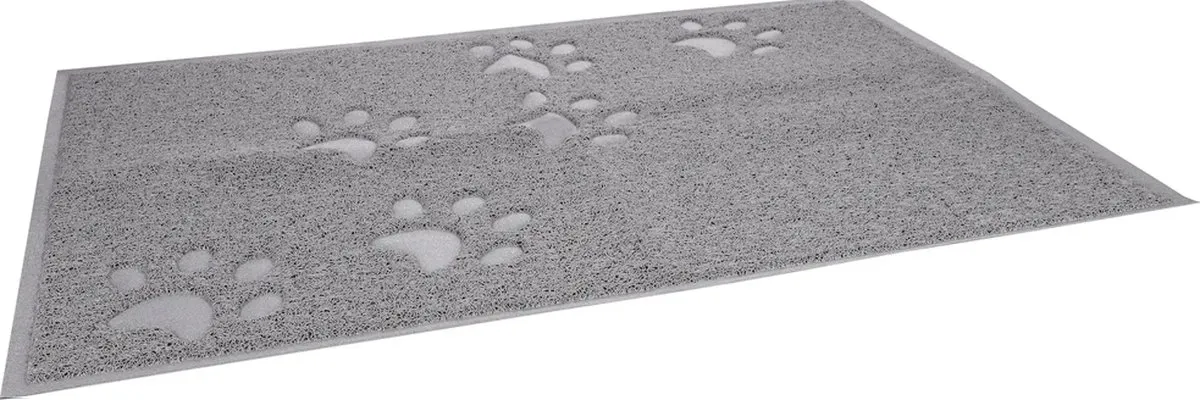 Flamingo Kattenbakmat RH 60x90cm - Grijs