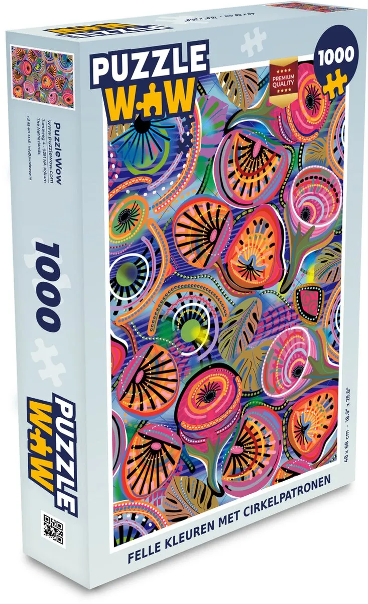 PuzzleWow Figuren Legpuzzel 1000 Stuks