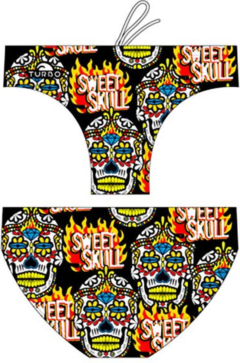 Turbo Sweet Haloween 2014 Waterpolo Zwemslip Zwart M Man