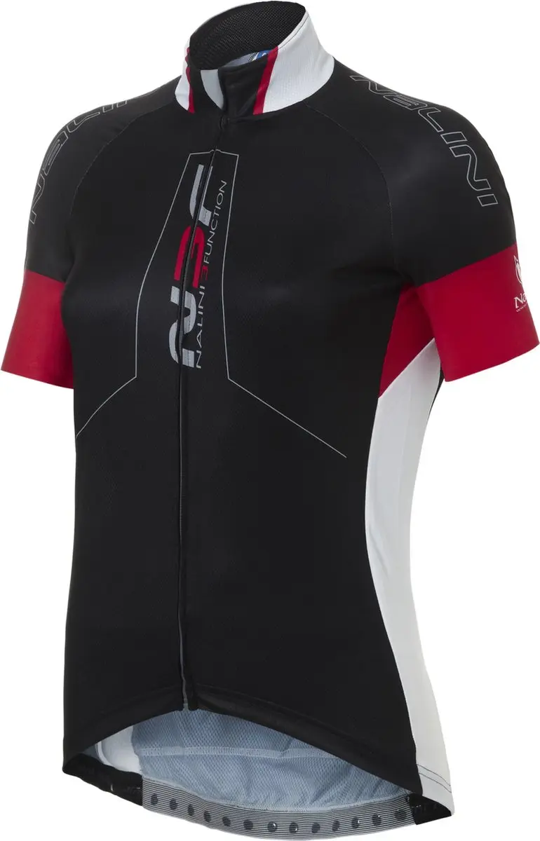 Nalini Guese fietsshirt Korte mouwen zwart rood