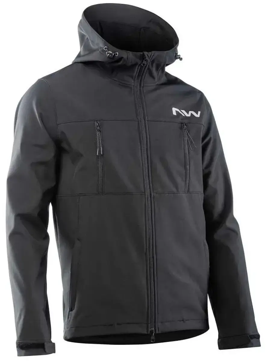Northwave Easy Out Softshell Jas - Zwart - M - afbeelding 4 van 6