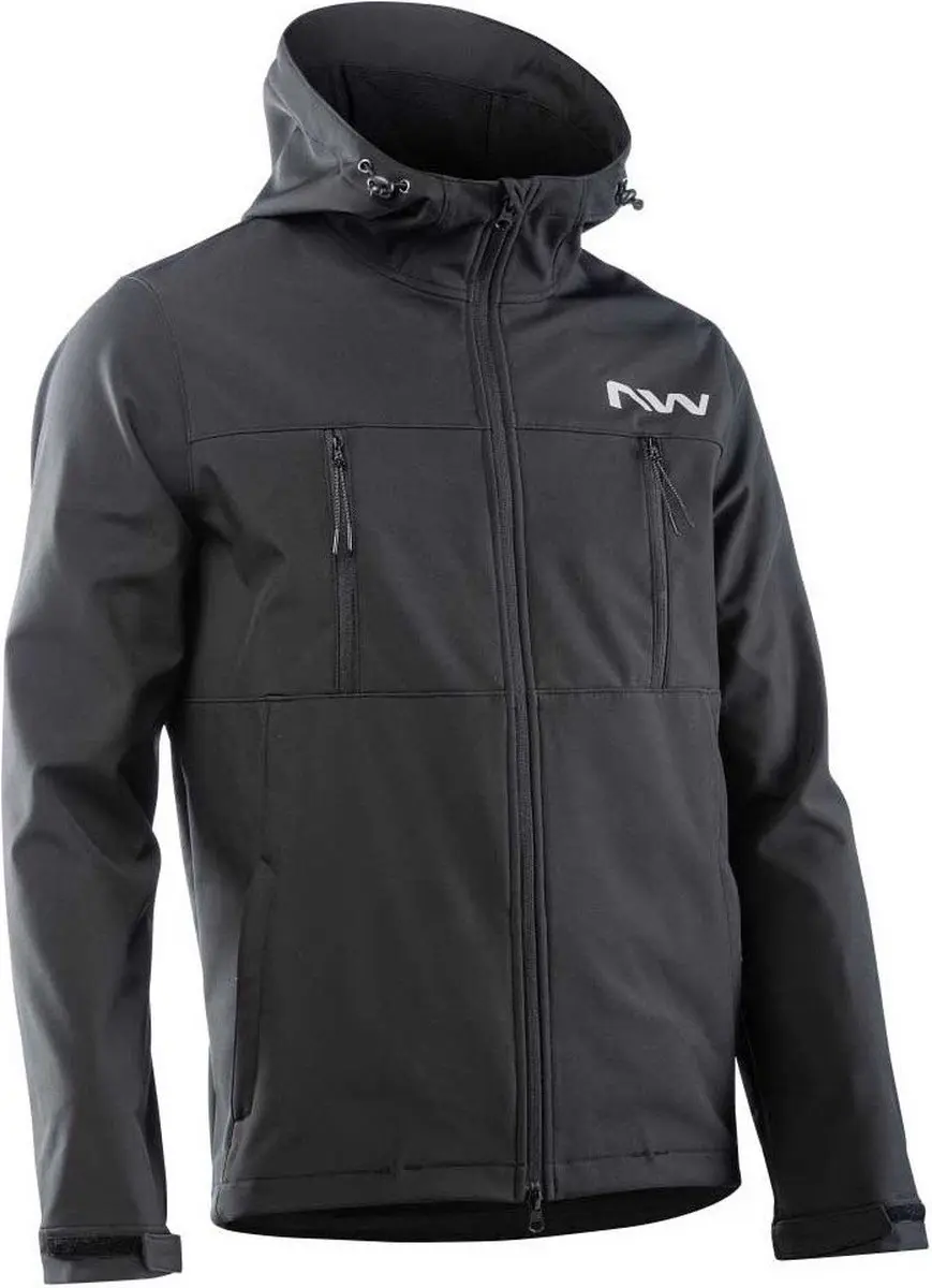 Northwave Easy Out Softshell Jas Zwart M Man