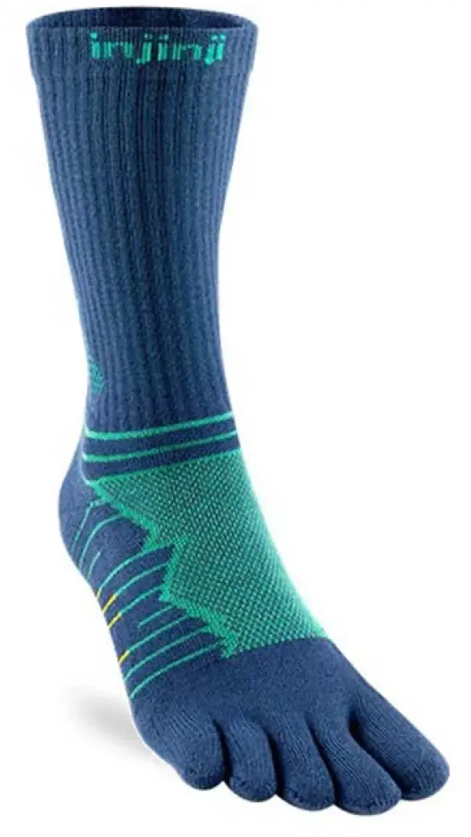 Injinji Ultra Run Crew - Diep Blauw/Groen - 37-40 - afbeelding 6 van 6