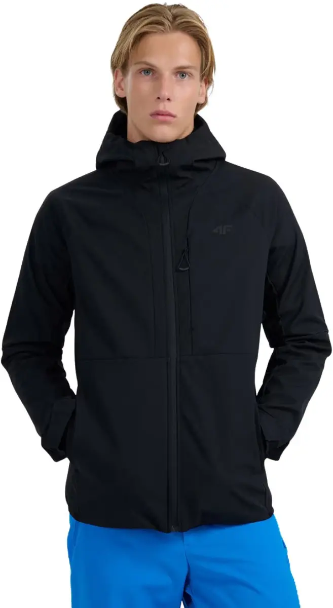 4F Jas Heren softshell Zwart