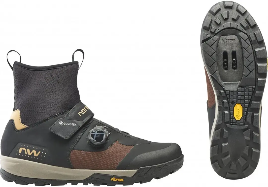 Northwave Kingrock Plus GTX Fietsschoenen - Zwart/Bruin - afbeelding 2 van 2