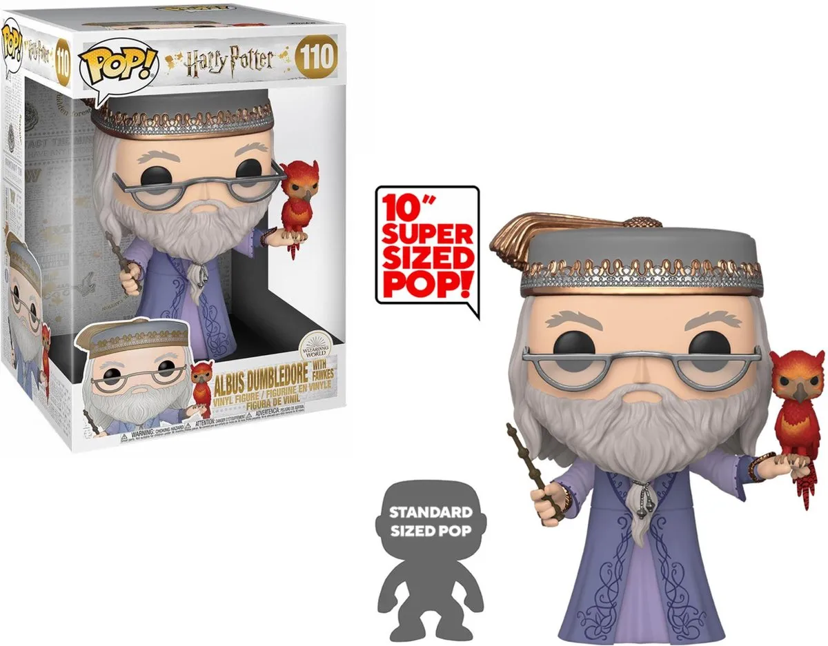Harry Potter Dumbledore met Fawkes Pop! Vinylfiguur