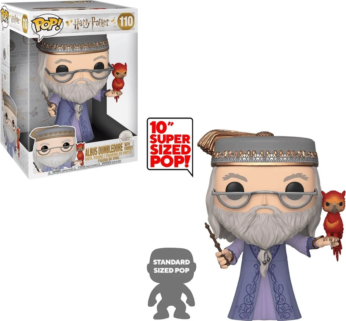 Harry Potter Dumbledore met Fawkes Pop! Vinylfiguur - 110 - Multi