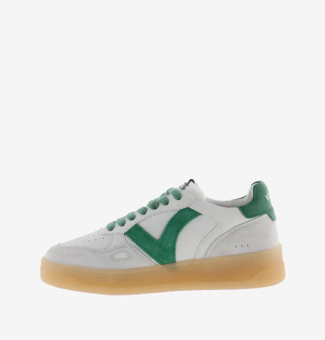 Victoria Seúl Sneakers Efecto Piel & Serraje - Groen - afbeelding 4 van 6