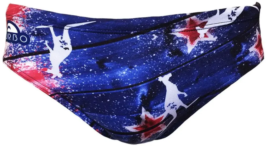 Turbo Australia Wood Zwemslip Blauw 5XL Man