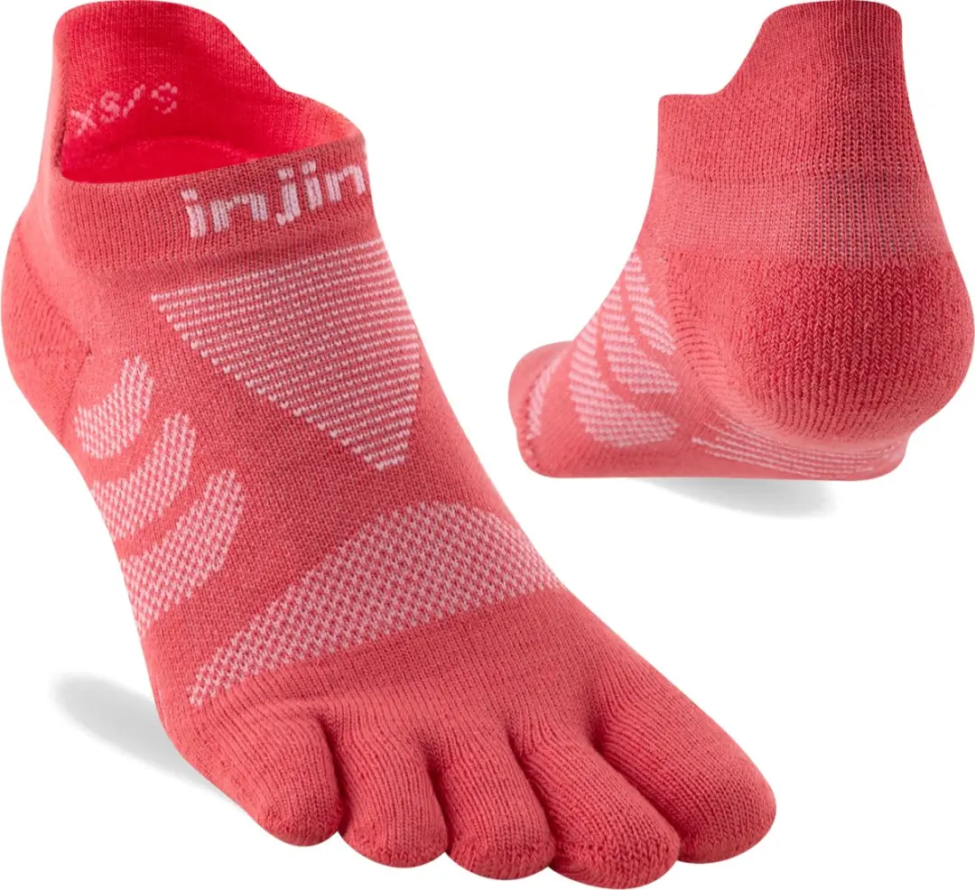 Injinji Ultra Run No-Show Sokken Dames - Zalmroze - 40-45 - afbeelding 4 van 6