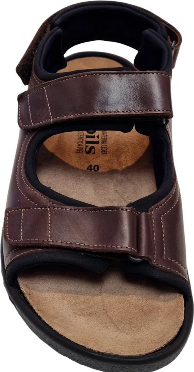 Mephisto Valden Heren Sandalen - Bruin - afbeelding 2 van 6