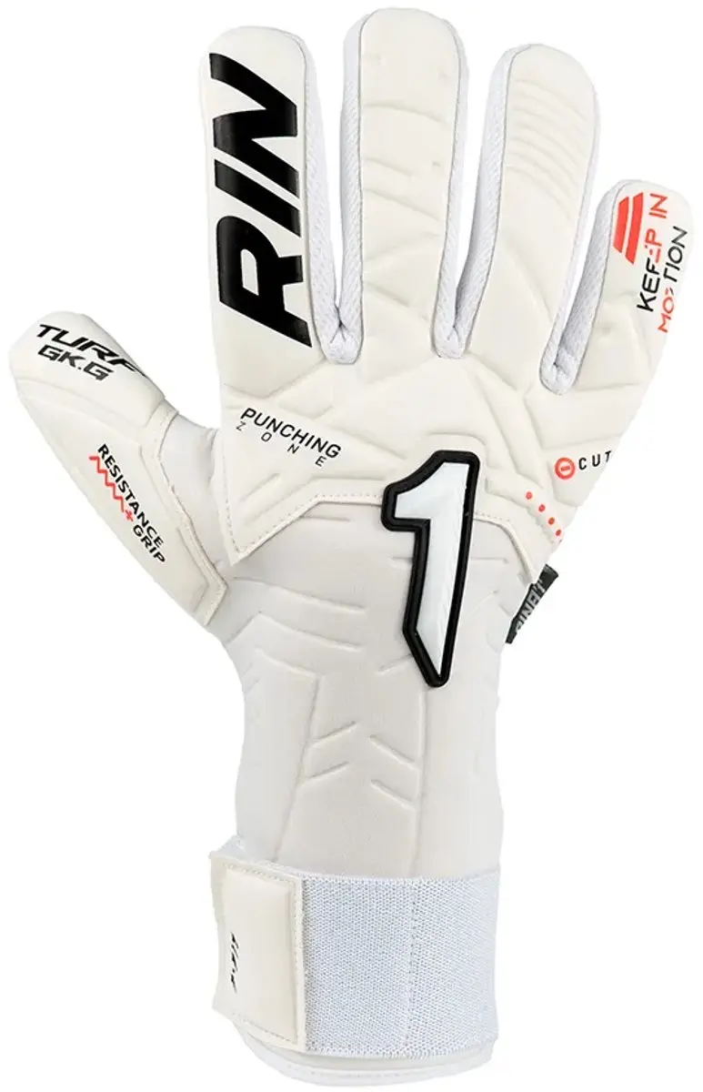 Rinat Kratos Turf Basic Junior Keepershandschoenen - Wit 4 - afbeelding 6 van 6