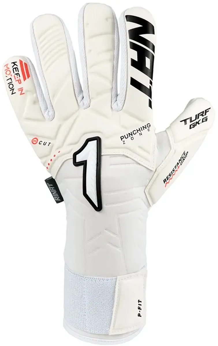 Rinat Kratos Turf Basic Junior Keepershandschoenen - Wit 4 - afbeelding 3 van 6