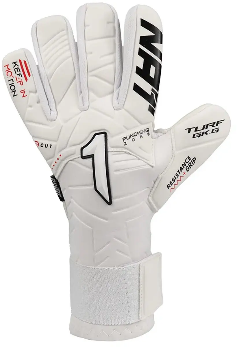 Rinat Kratos Turf Basic Junior Keepershandschoenen - Wit 4 - afbeelding 2 van 6