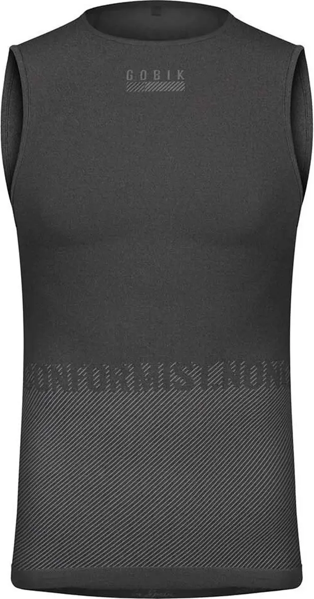 Gobik Men's Sleeveless Undershirt Limber Skin Basalt XS/S