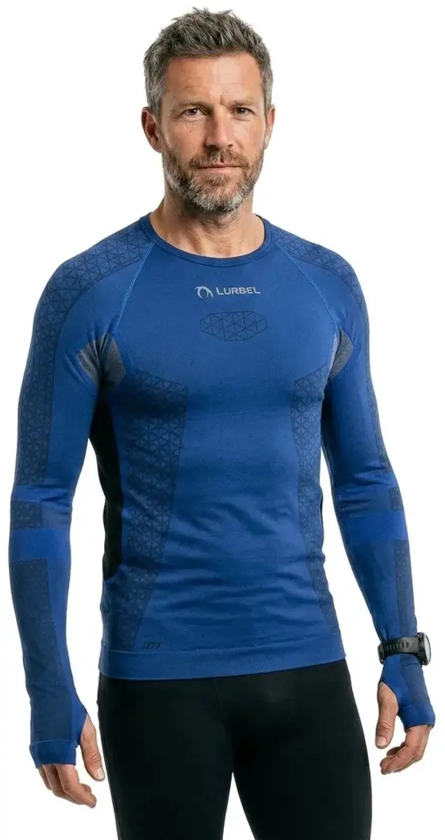 Lurbel Cristallo Lange Mouwen Basislaag Blauw XL Man