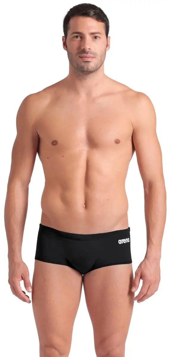 Arena Solid Laag Uitgesneden Zwembroek - Zwart/Wit - M - afbeelding 4 van 6