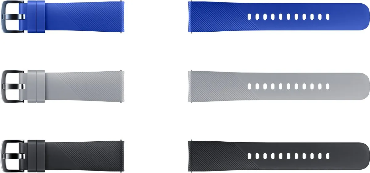 Samsung Siliconen Horlogeband Gear Sport ET-YSN60MJ - Grijs