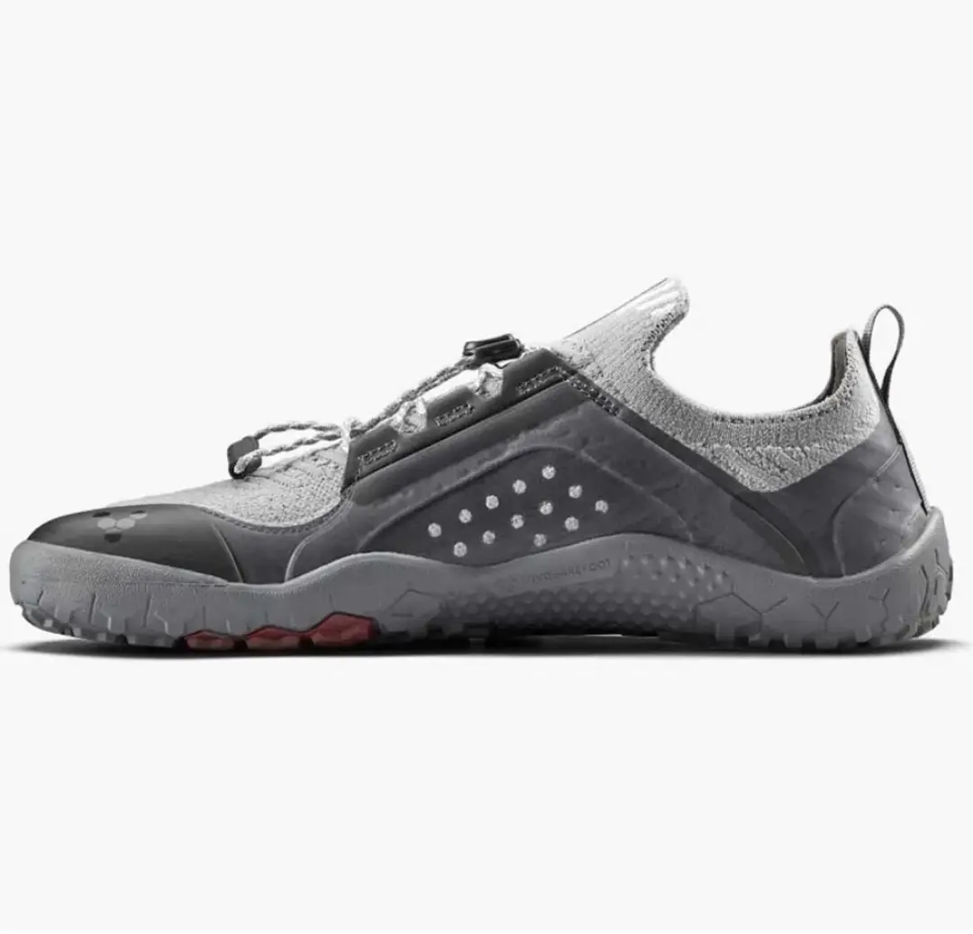 Vivobarefoot Primus Trail Knit FG Trailschoenen - Grijs - afbeelding 2 van 6
