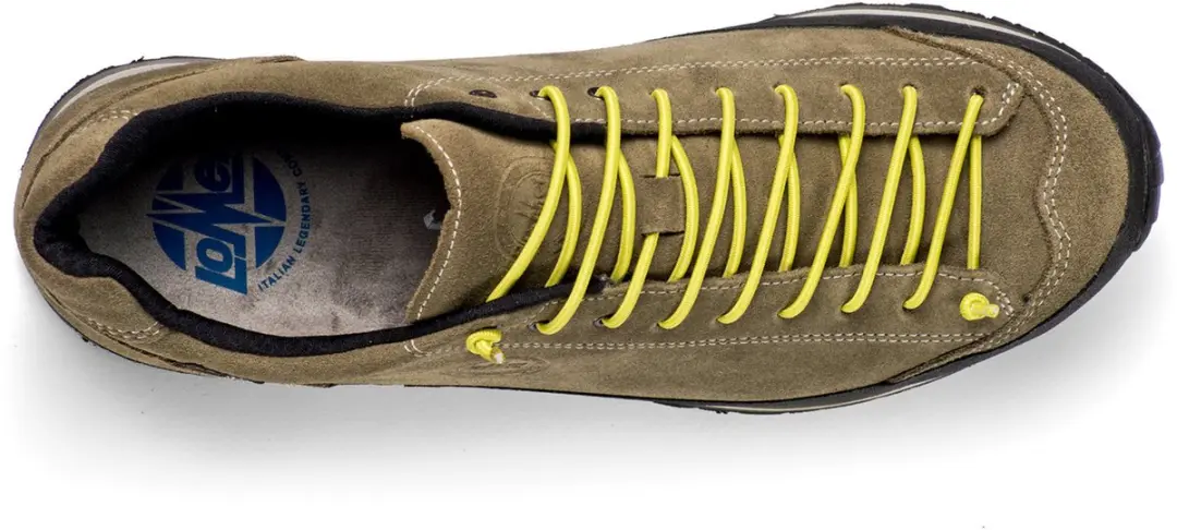 Lomer Bio Naturale Low MTX Wandelschoenen - Truffle/Lime - afbeelding 2 van 6