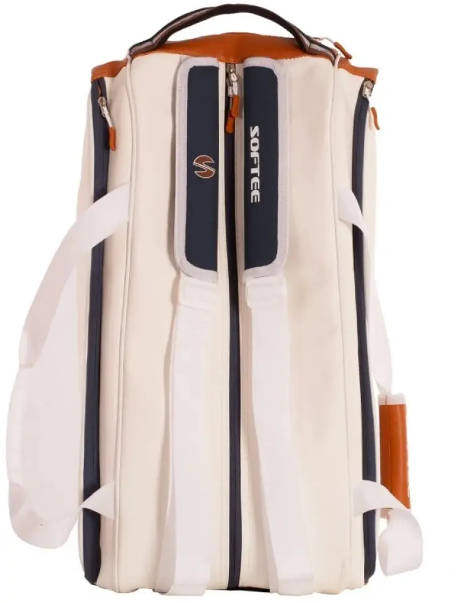 Softee Premier Padeltas - 2 Rackets - Beige - afbeelding 3 van 5