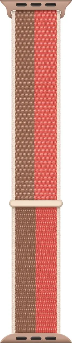 Apple Watch Sport Loop 45mm - Pink Pomelo/Tan