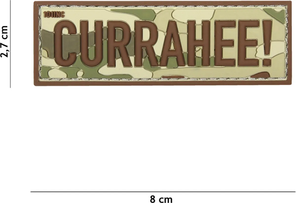 101 Inc Embleem 3D PVC Currahee!