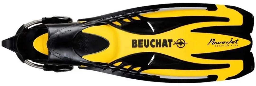 Beuchat Power Jet Ressort Junior Duikvinnen Geel EU 38-39 Kinderen