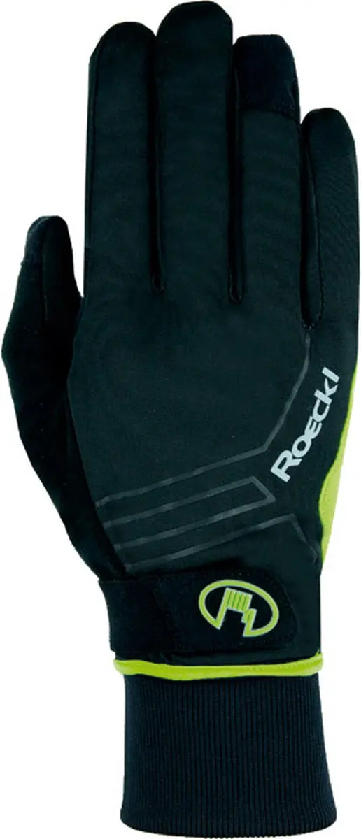 Roeckl Raab Fietshandschoenen winter Zwart Geel