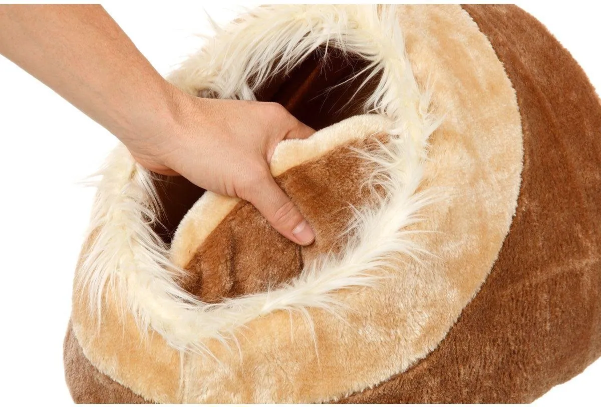 Flamingo Knuffelgrot Kattenmand - Bruin
