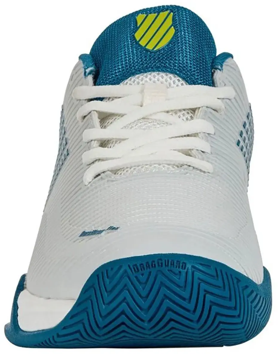 K-Swiss Hypercourt Express 2 Tennisschoenen - White/Blue - afbeelding 3 van 6