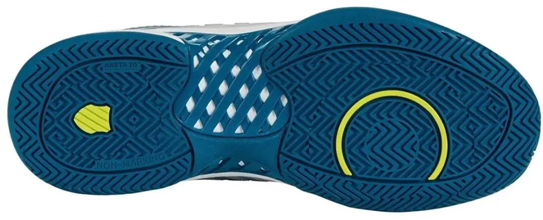 K-Swiss Hypercourt Express 2 Tennisschoenen - White/Blue - afbeelding 2 van 6