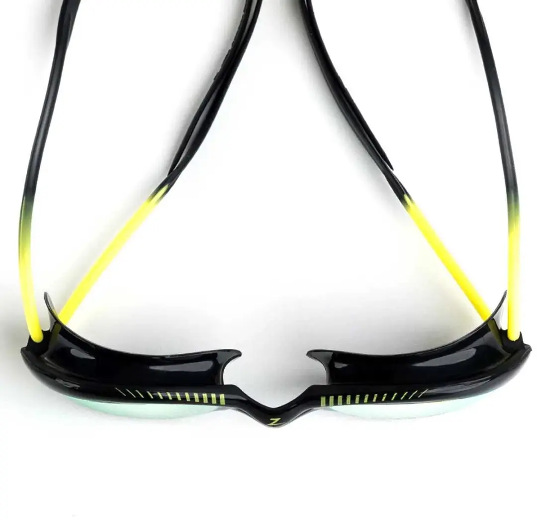 Zoggs Tiger Titanium Zwembril - Zwart Geel - Gespiegeld - Small Fit - afbeelding 6 van 6