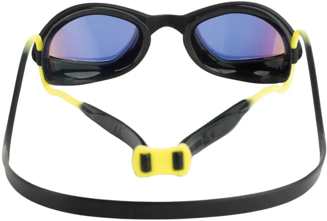 Zoggs Tiger Titanium Zwembril - Zwart Geel - Gespiegeld - Small Fit - afbeelding 4 van 6