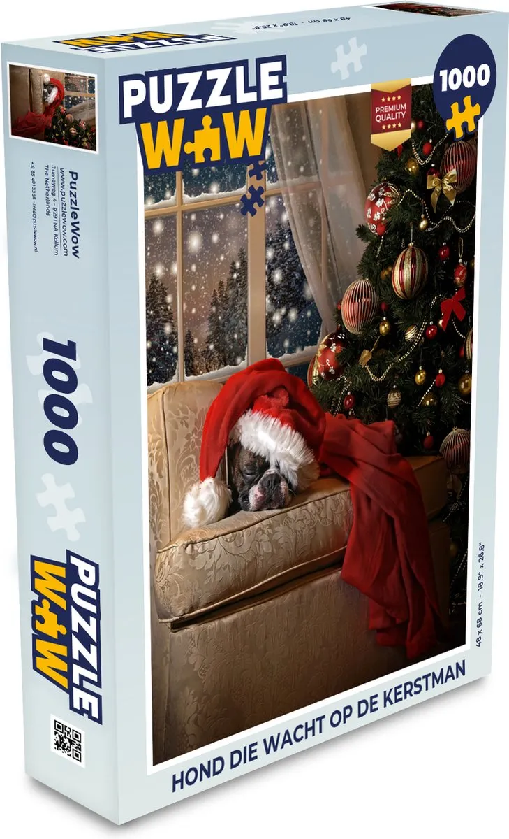 PuzzleWow Kerstboom Legpuzzel 1000 Stuks