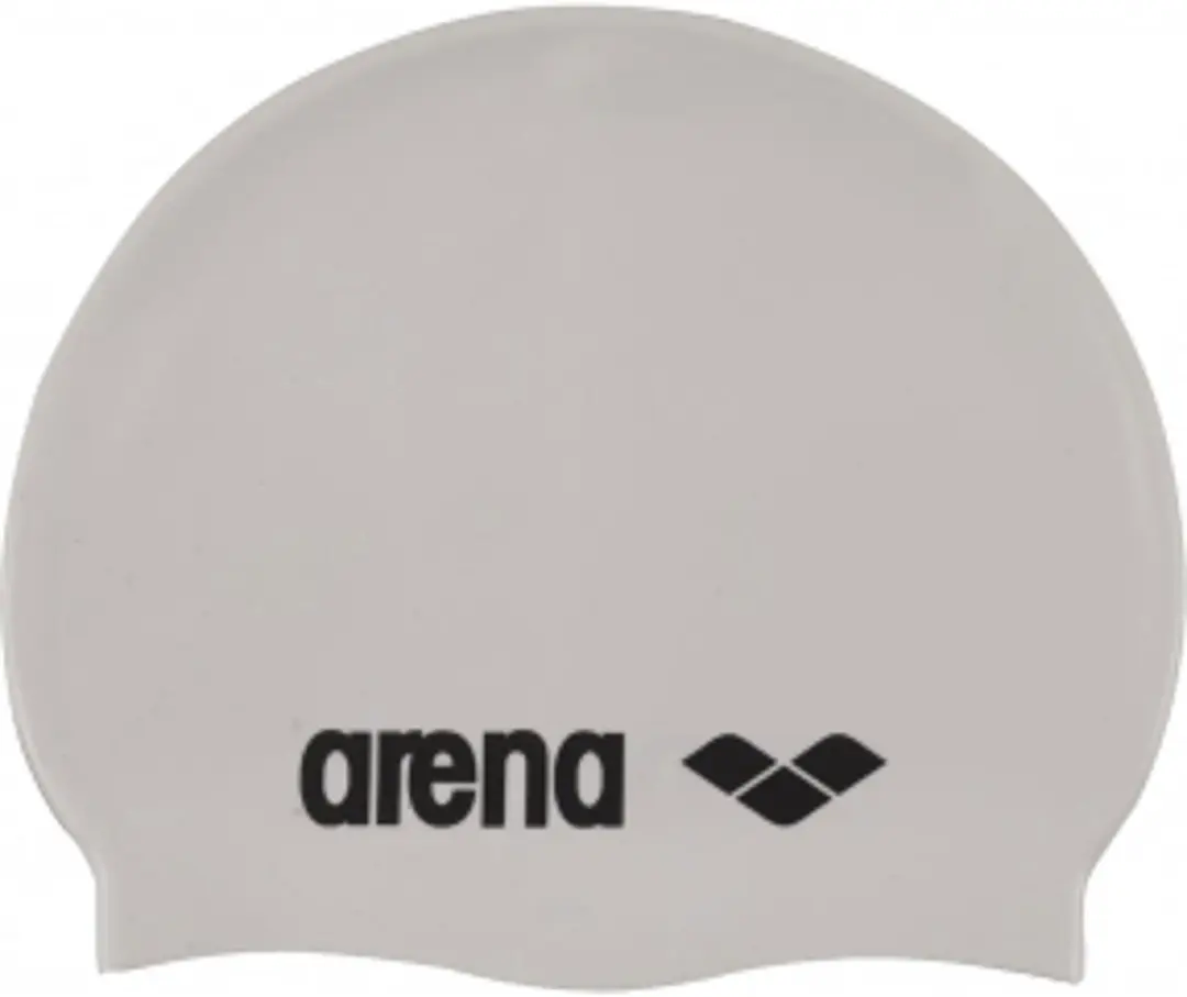 Arena Classic Silicone Badmuts - Wit - afbeelding 3 van 3