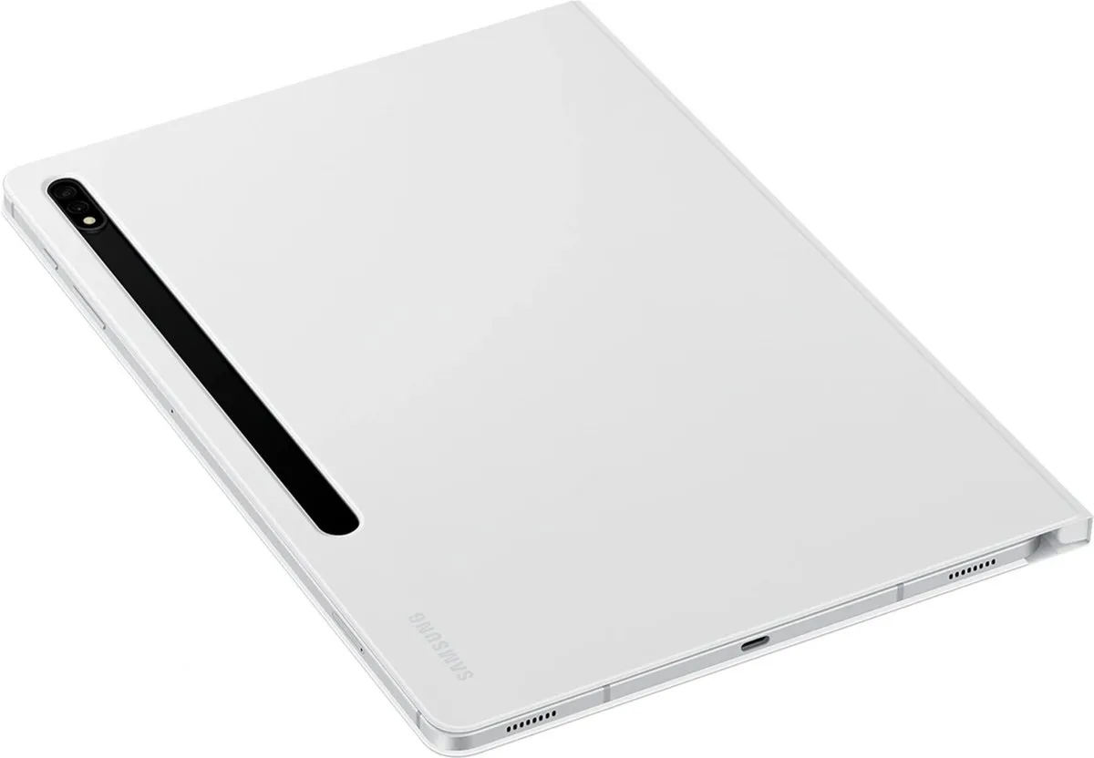 Samsung Galaxy Tab S8+ Clear View Hoes - Wit - afbeelding 6 van 6