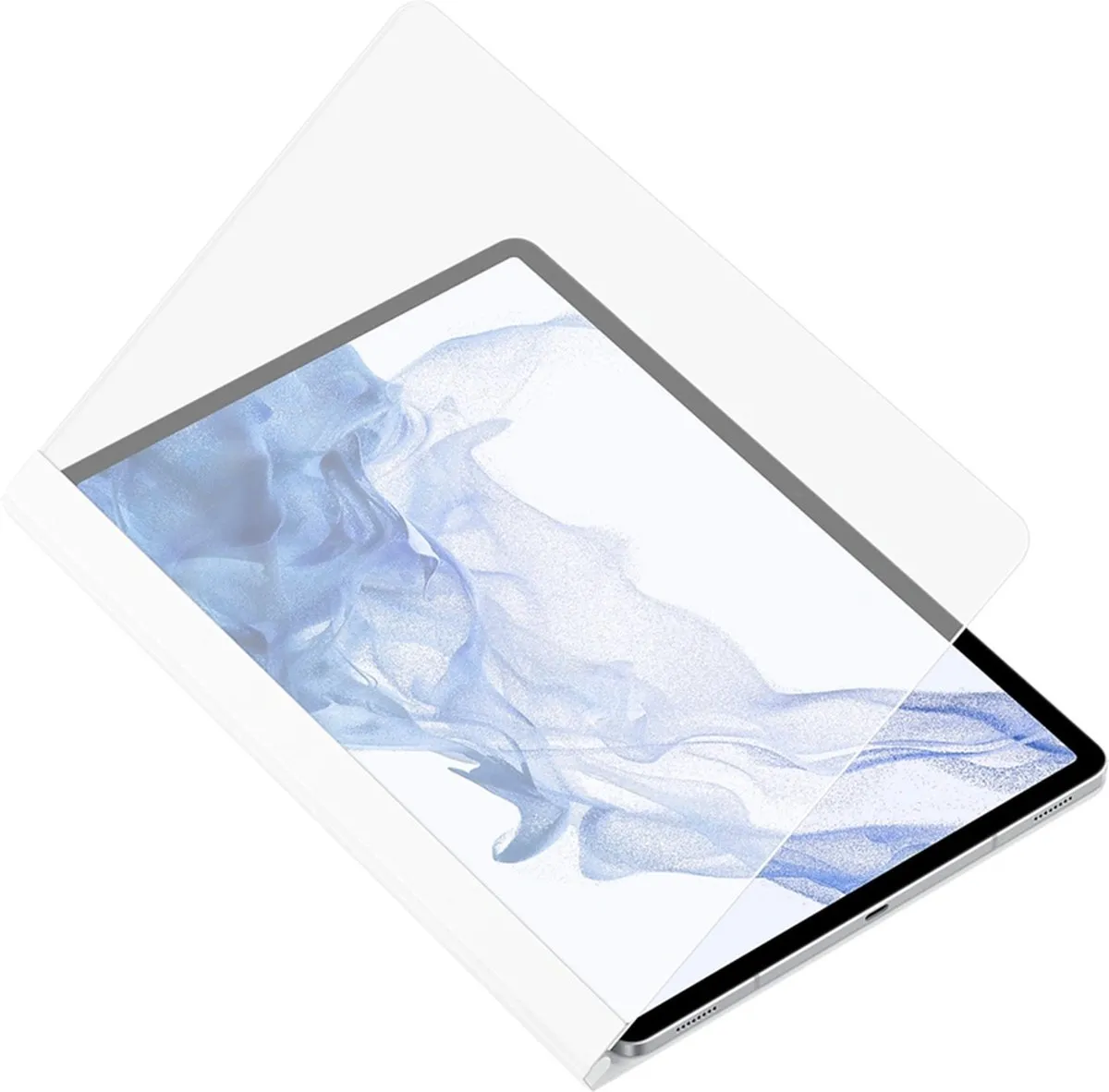 Samsung Galaxy Tab S8+ Clear View Hoes - Wit