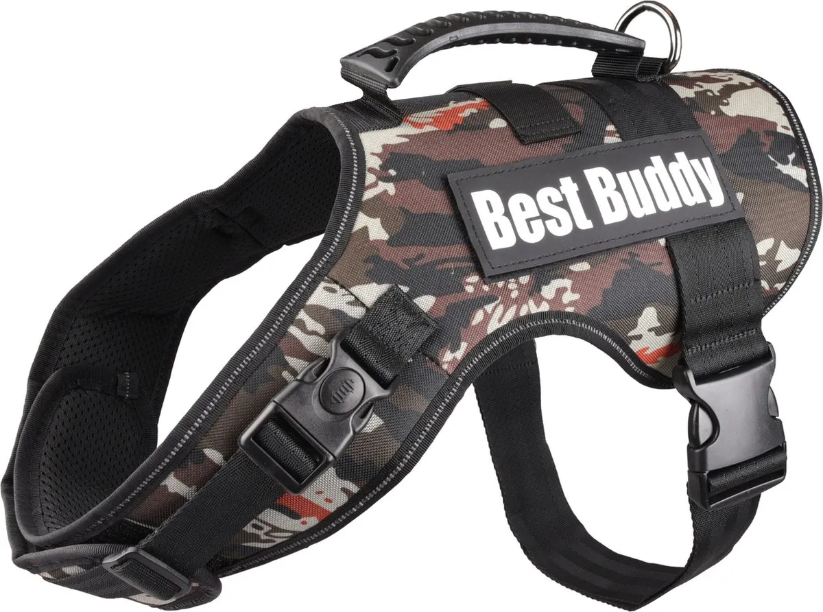 Flamingo Harnas Best Buddy Uranus Jungle Camouflage XL 80-115cm