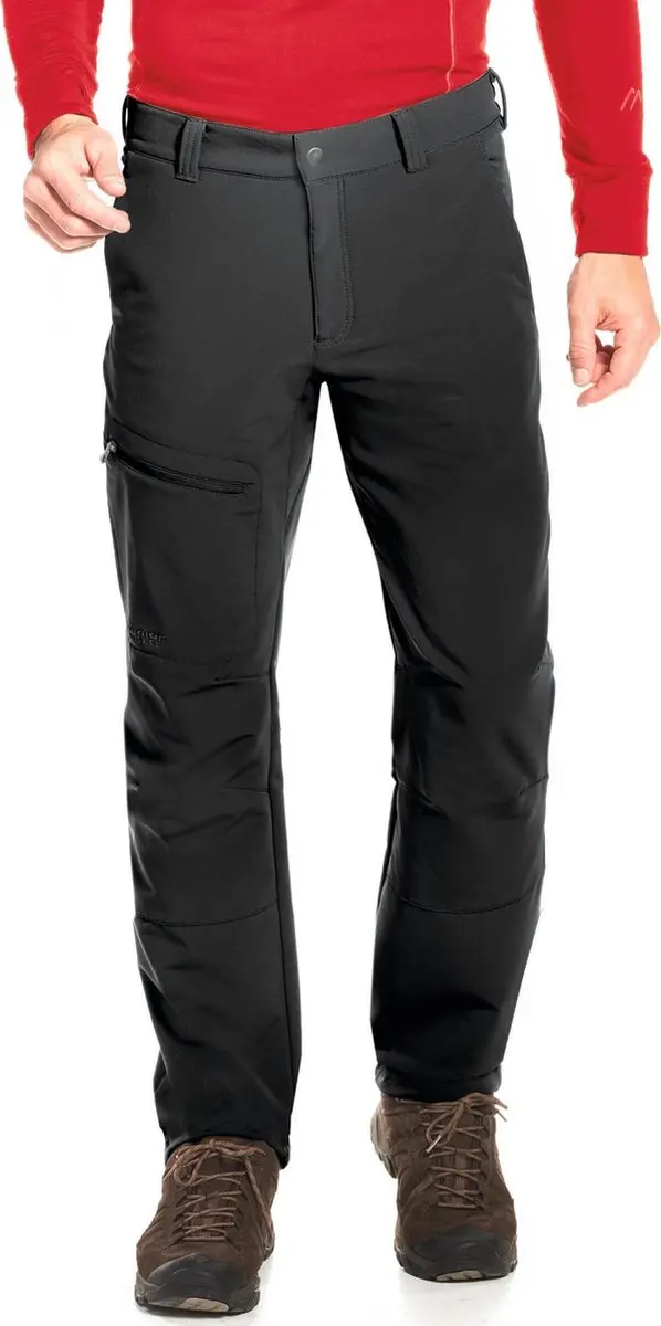 Maier Sports Herrmann lange broek Heren zwart Maat 48-kort