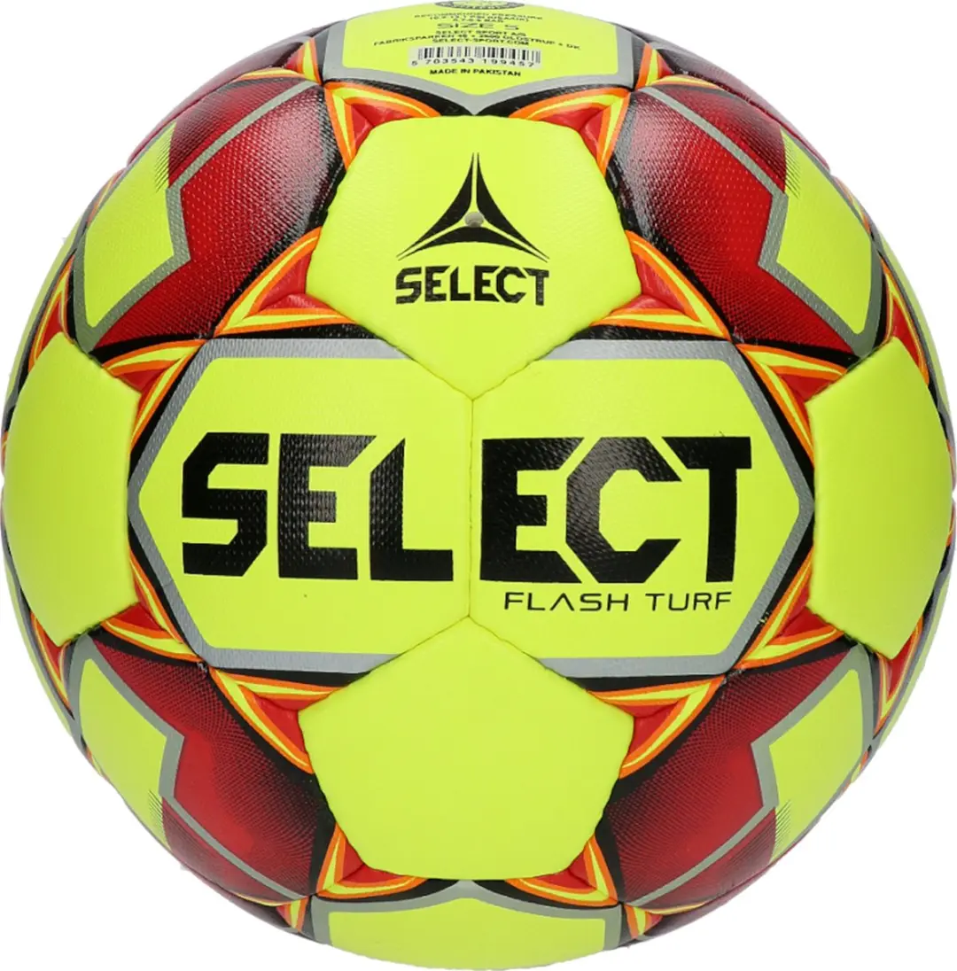 Select Flash Turf V23 Kunstgrasbal - Geel - Maat 5