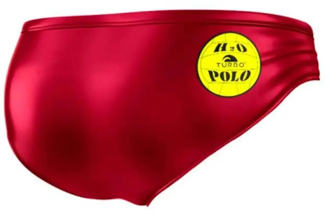 Turbo Waterpolo H2O Zwembroekje - Maroon - L - afbeelding 2 van 3