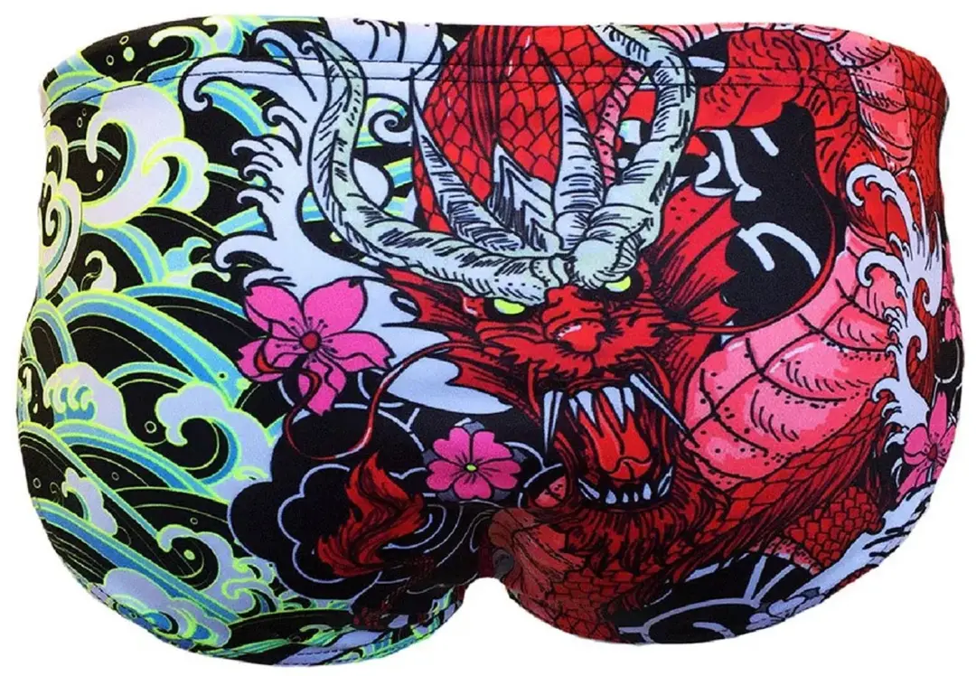 Turbo Red Dragon Zwemslip Veelkleurig M Man - afbeelding 2 van 6